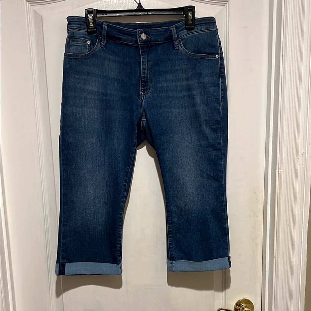 Mavi Blue High Rise Marcia Capri